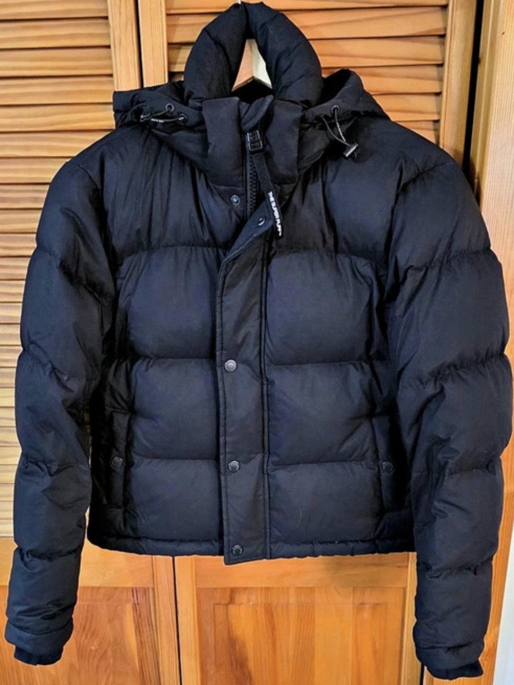 Aritzia The Super Puff Shorty Jacket Black 2XS